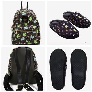 Nightmare Before Christmas backpack & slippers